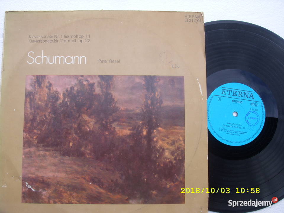Klasyczna LP ROBERT SCHUMANN 4 Plyty winylowe Wołów