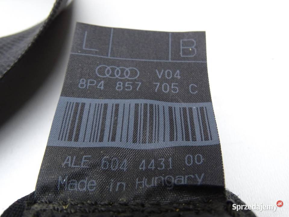 PAS BEZPIECZEŃSTWA LEWY PRZÓD PRZEDNI 8P4857705C