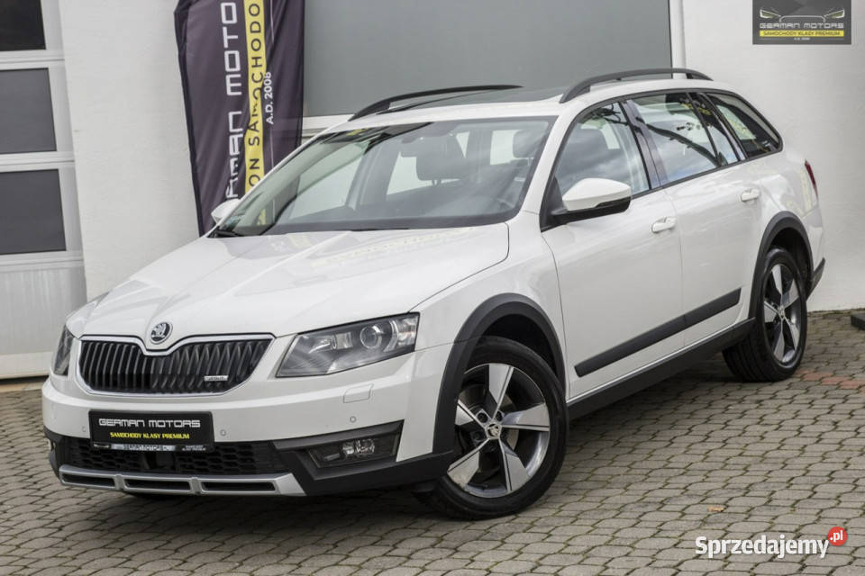 koda Octavia SCOUT Panorama Ledy Parktronic ASO Samochody osobowe Gdynia