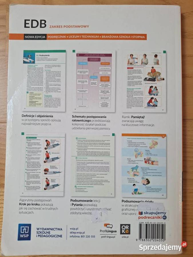 Edukacja bezpieczeństwa EDB WSiP Nowa Edycja LO Podręczniki pomorskie Gdańsk