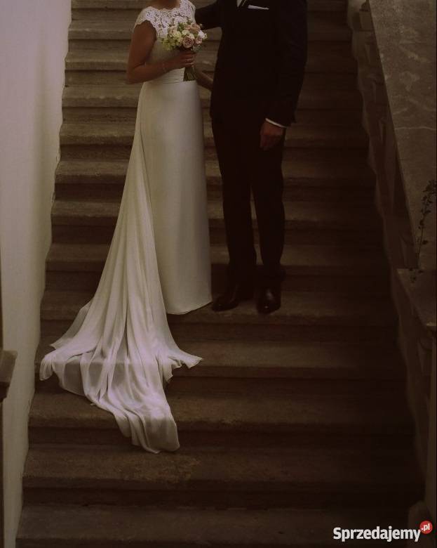 Suknia La Sposa Rene klasyczna elegancka małopolskie Kraków