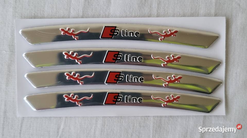 Naklejkiemblematy na felgi Audi Sline Black Gliwice sprzedam