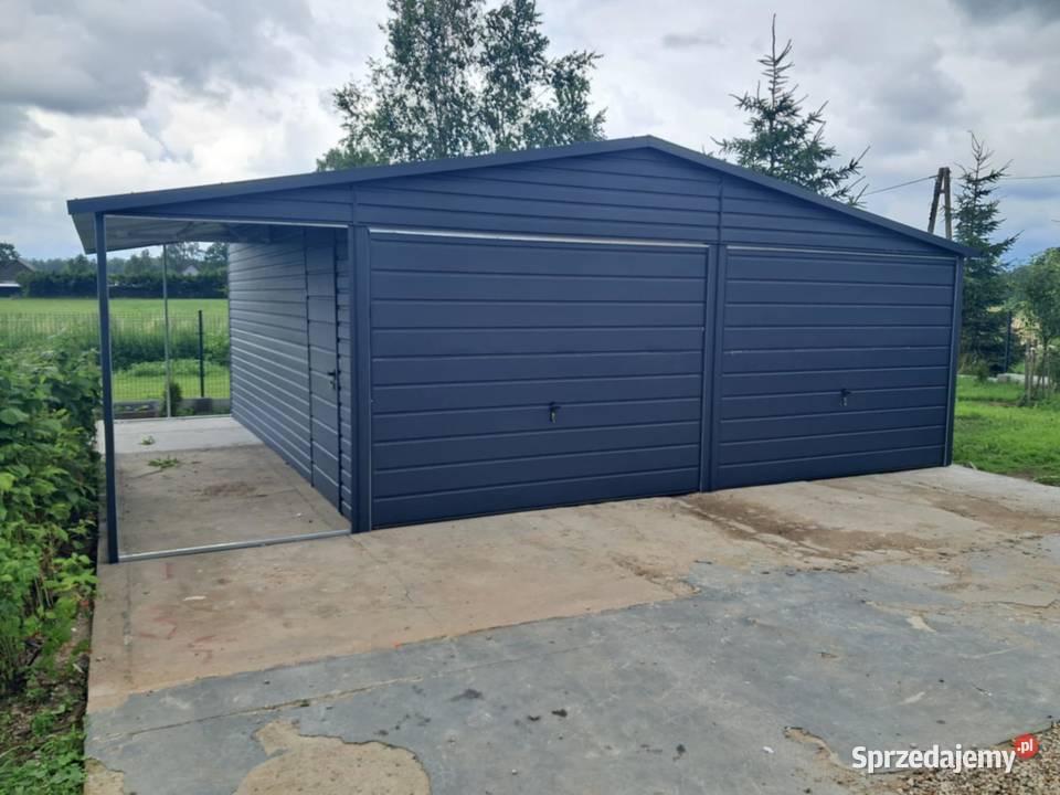 Garaż blaszany wiata WZMOCNIONY PROFILAMI Sandomierz sprzedam