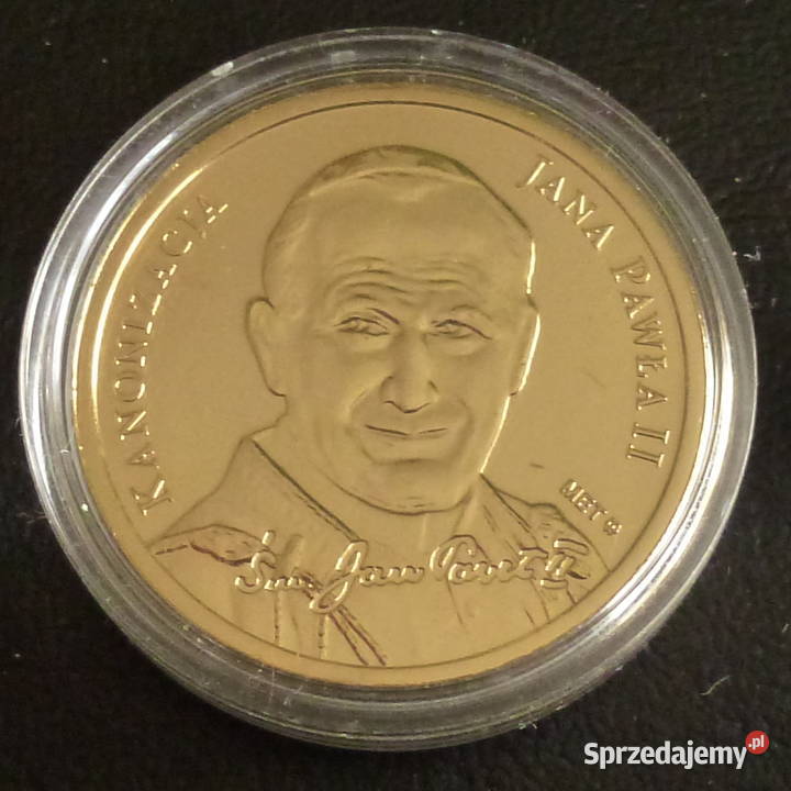 Kanonizacja Jana Pawła II Numizmatyka mazowieckie Warszawa