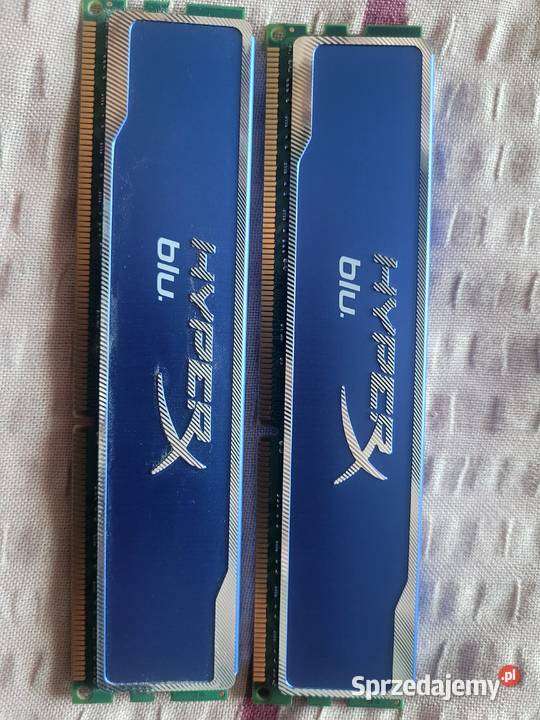 Pamięć ram 8gb 2x4gb Kingston HyperX Blu Zagórów