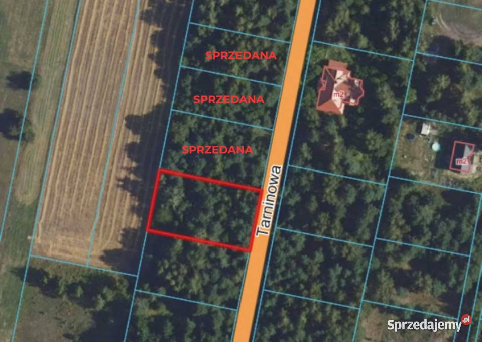 Działka budowlana 1434 m2 Kuklówka Radziejowicka
