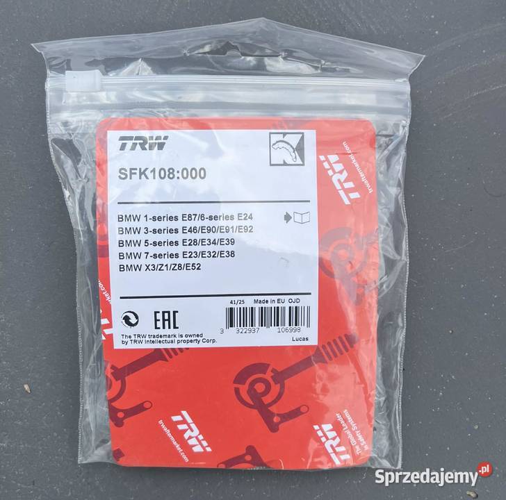 TRW zestaw montażowy szczęk hamulca postojowego Wolbrom