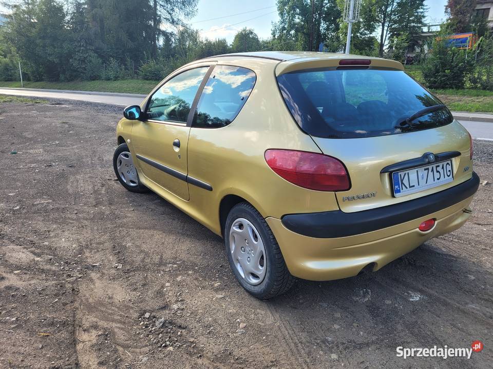 Peugeot 206 11 benzyna 1124cm3 małopolskie Szczyrzyc