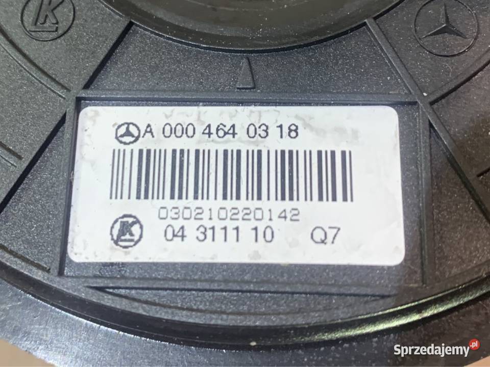 A0004640318 taśma zwijak airbag mercedes s w220