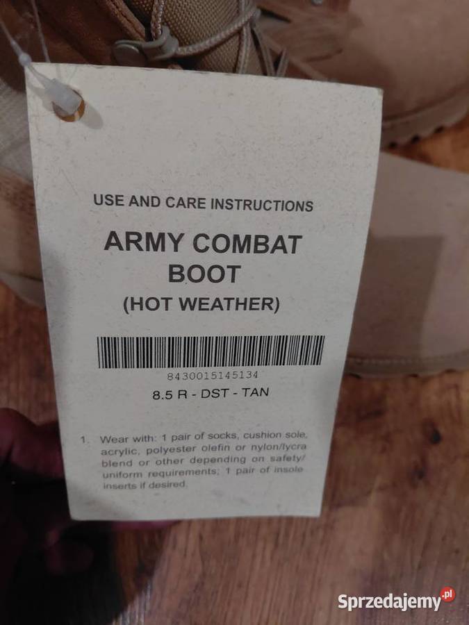 Buty combat desert 85R Vibram
