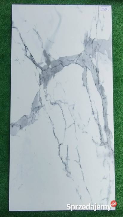 Tania płytka CALACATTA WHITE MAT 1197x597 G1