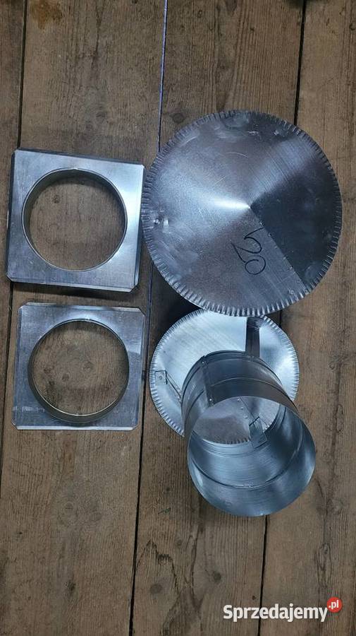 Nierdzewny kominek na rurę 200mm kolanka rury Wałbrzych sprzedam