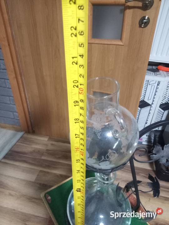 Natleniacz do wina i 4 koniakówki Porcelana i szkło Promnice