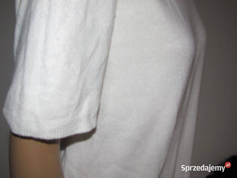 bluzeczka top sweterek kremowy rękaw LOVE Zamość