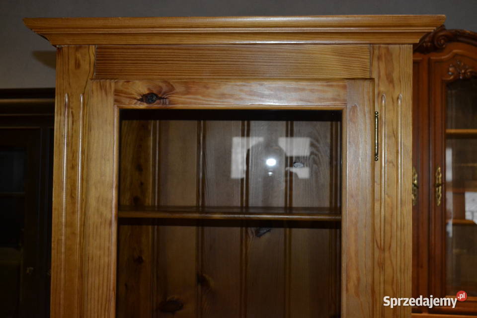 witryna stylowa sosna antisol Meble Będzin