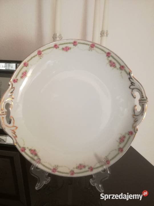 Śliczna stara porcelanowa patera talerz M Z
