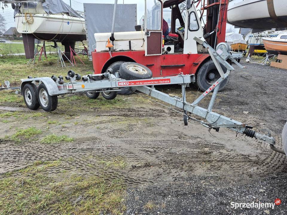 Przyczepa podłodziowa uchylna HECU 1400 Poznań