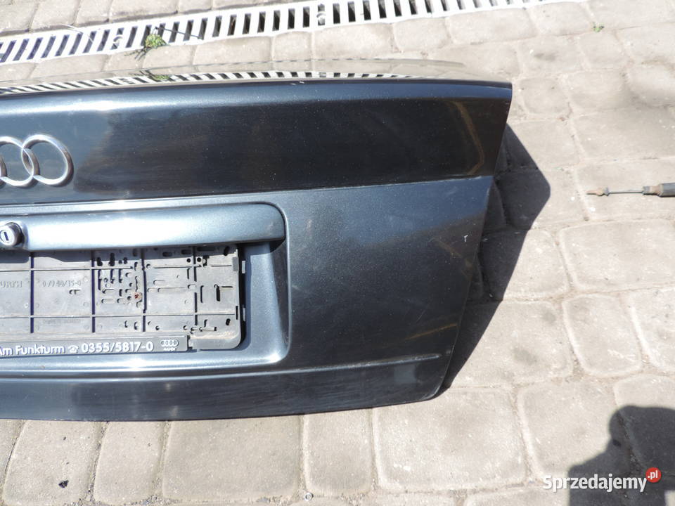 AUDI A4 B5 SEDAN KLAPA BAGAŻNIKA TYŁ TYLNA LZ9U małopolskie Nowy Sącz