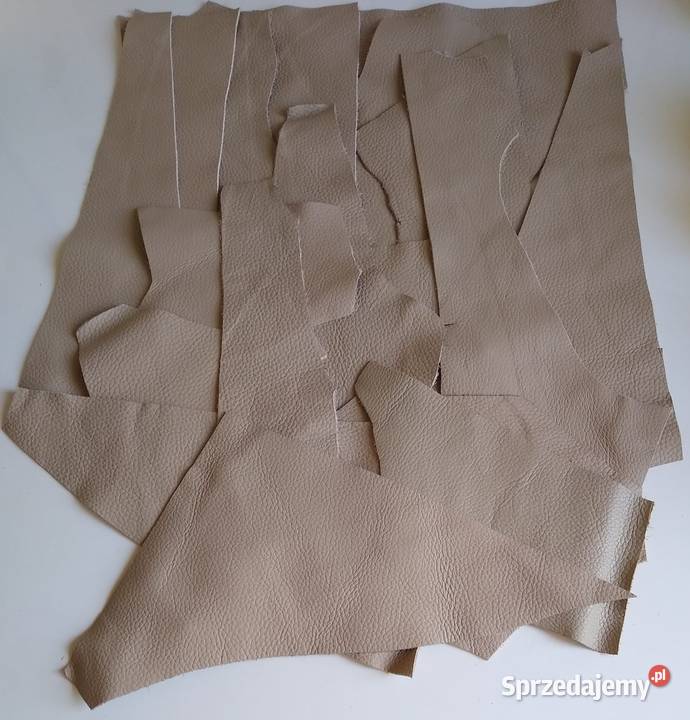 Skóra 580 g Licowa Włoska średnie i małe kawałki Gdańsk sprzedam