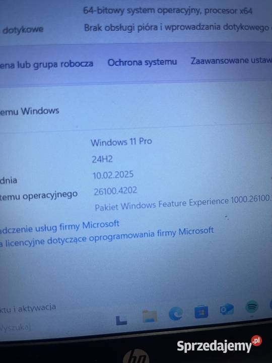 Laptop biurowy HP 255 g9 Ryzen 38GB ramSSD 256 Pozostałe zachodniopomorskie Mirosławiec