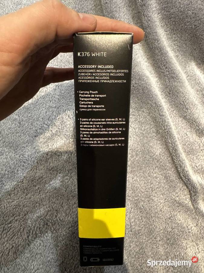 AKG K376 K 376 Słuchawki dokanałowe nowe Słuchawki i głośniki Dąbrowa Górnicza sprzedam