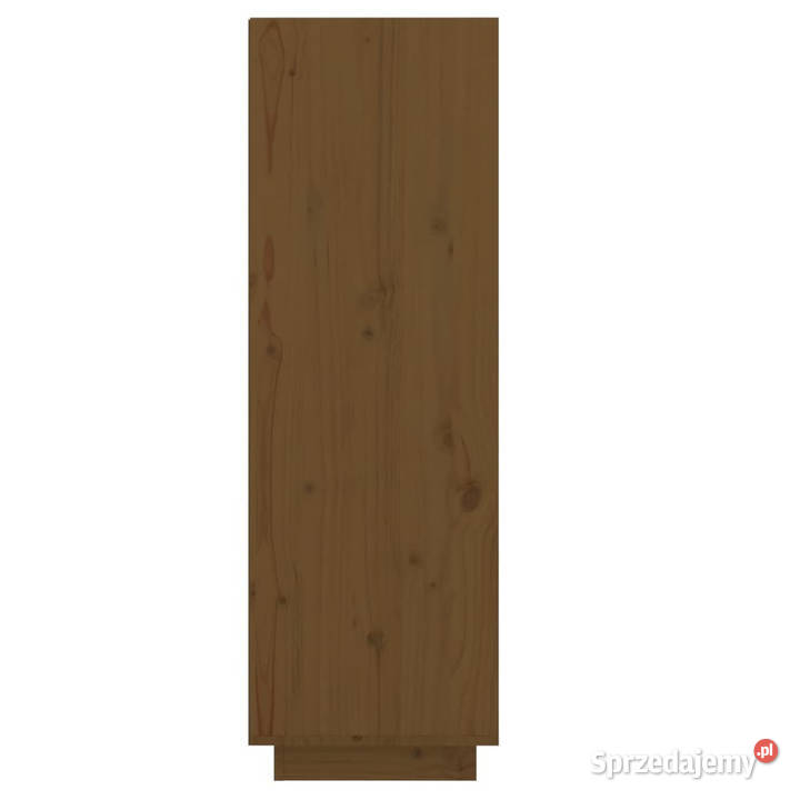 Szafka na buty miodowy brąz 30x34x105 lite