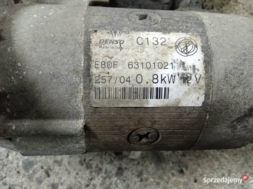 fiat panda 2 rozrusznik denso c132 08 kw 12v Przemyśl