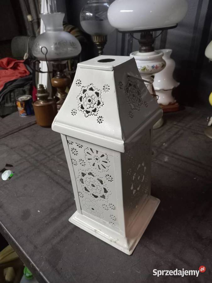 Lampion metalowy ozdobny Jasło