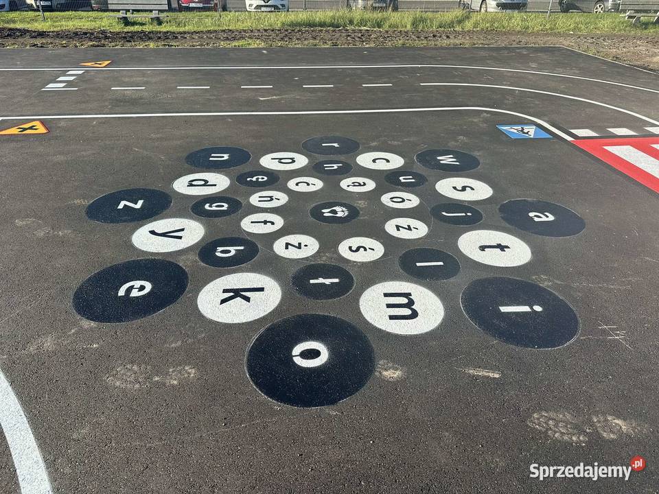 Alfabetgra podwórkowa chodnikowa Strefy Gier śląskie Gliwice sprzedam