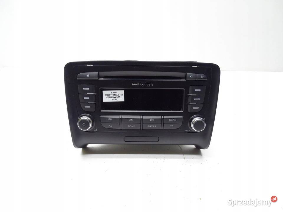 RADIO CONCERT WYŚWIETLACZ 8J0035186M AUDI TT 8J