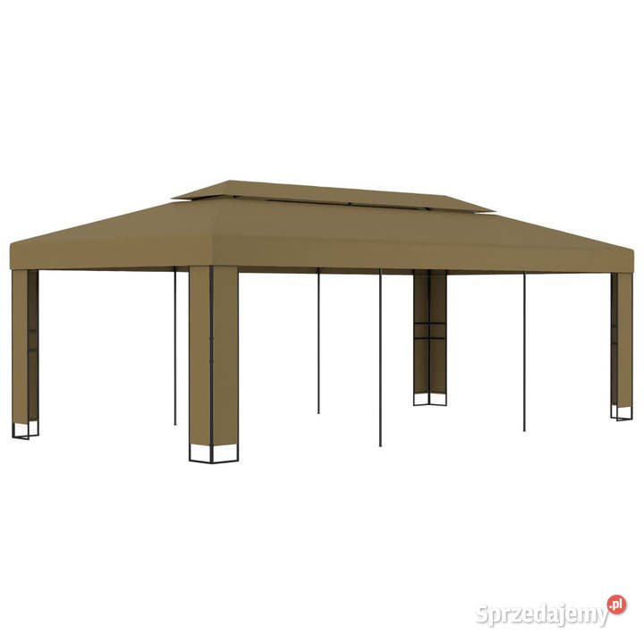 Altana z podwójnym dachem 3x6 m taupe 180 gm Warszawa