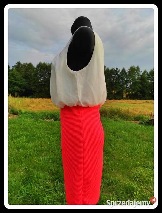 Atmosphere sukienka 40 L 42XL neonowa Płock