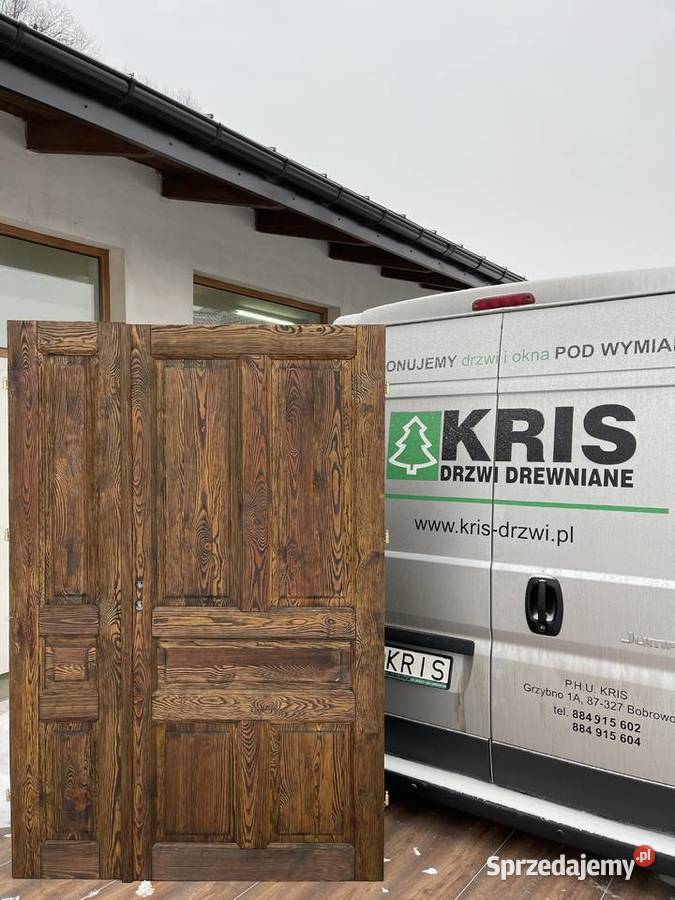 DRZWI LITE DREWNIANE SZCZOTKOWANE OLEJOWANE KRAJ kujawsko-pomorskie Grzybno