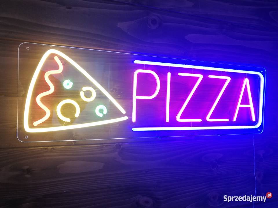 Napis neonowy PIZZA podkarpackie Jasienica Rosielna sprzedam