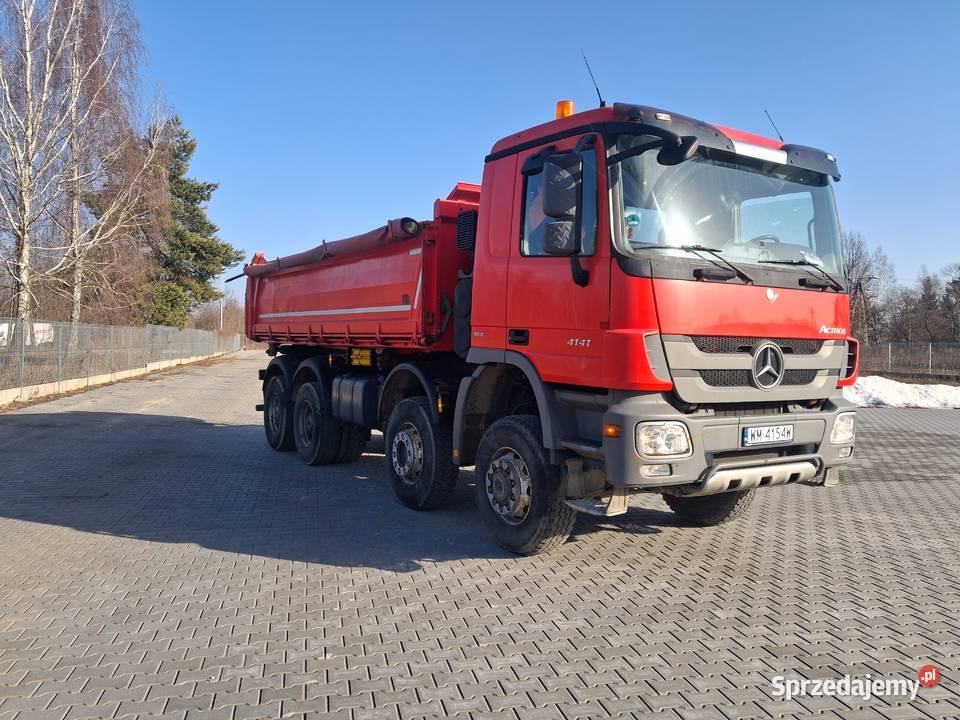 Wywrotka Mercedes Actros 4141 8x6 Meiller Kipper mazowieckie Mińsk Mazowiecki