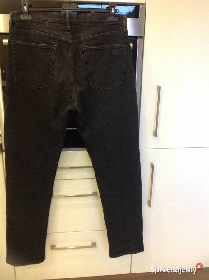 Spodnie Jeans Czarne Męskie GAP L j Nowe Odzież codzienna Nowa Sól