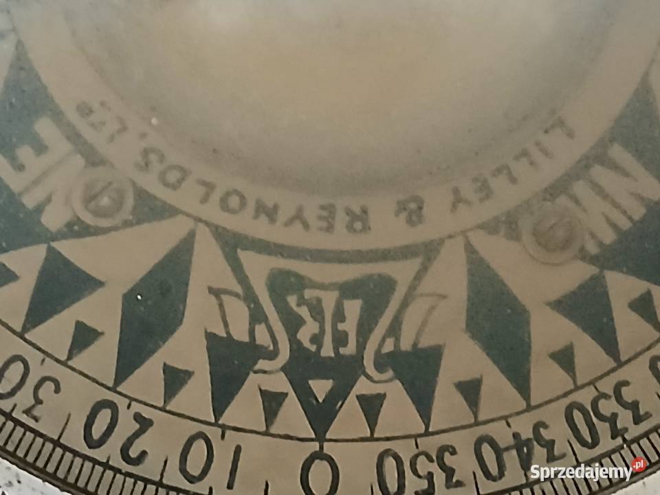 Zabytkowy mosiezny kompas okretpwy Kraków