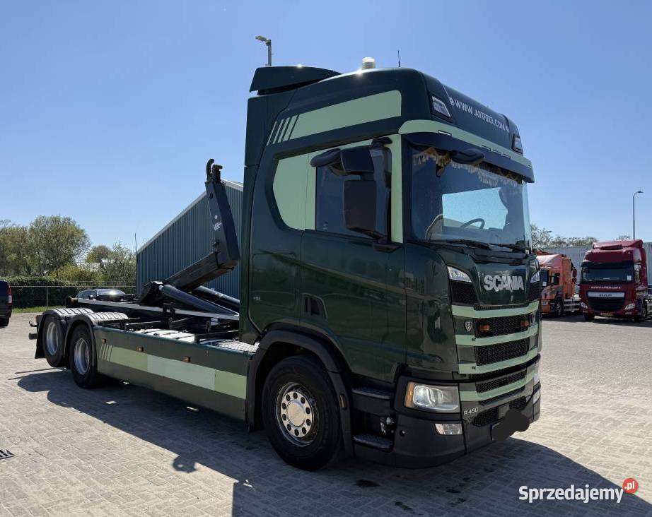 Hakowiec Eur 6 Scania R 450 tez Leasing Warszawa