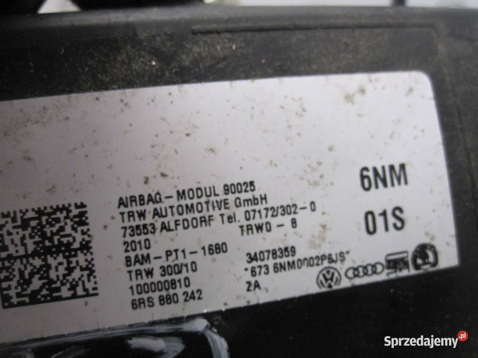 VW Polo V 11r AIRBAG Poduszka fotela prawa Kielce