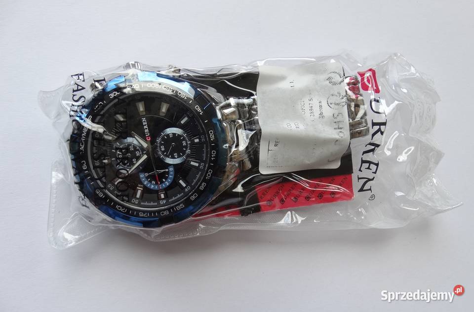 Duży zegarek męski Curren solidna bransoleta lubuskie Gorzów Wielkopolski sprzedam