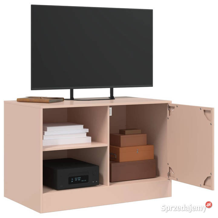 Szafka pod telewizor różowa 67x39x44 stalowa mazowieckie Warszawa