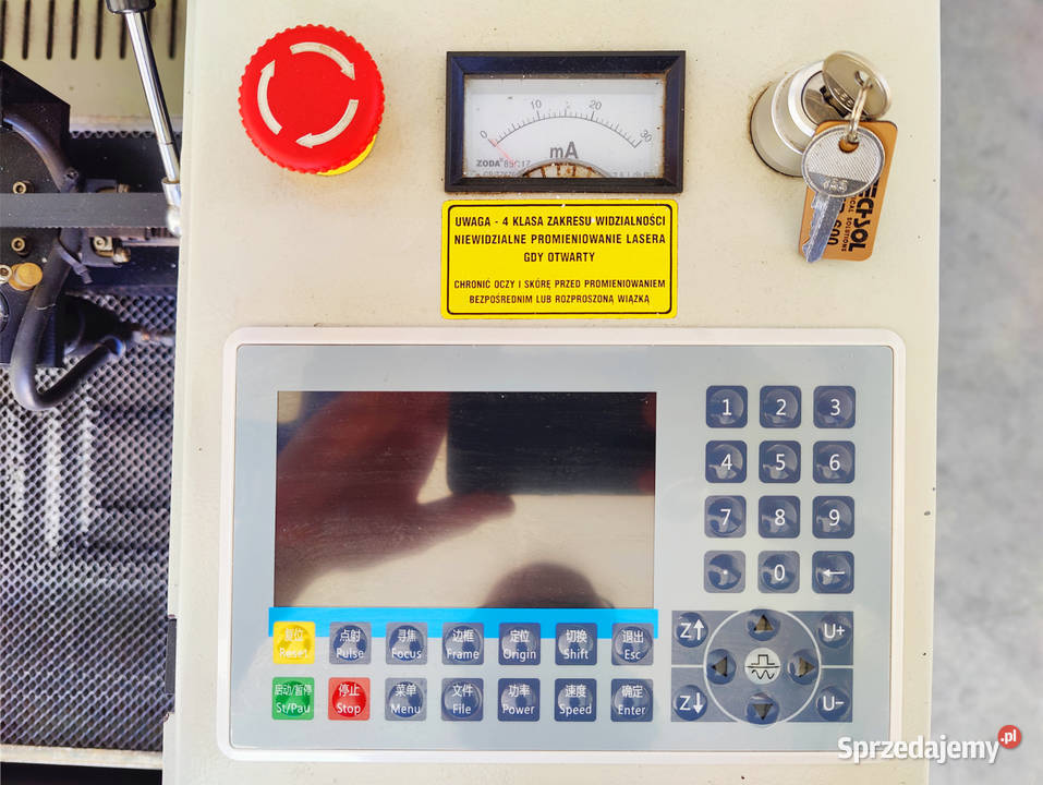 Ploter laserowy TechSol LASER600 stan Ruida Chojnik