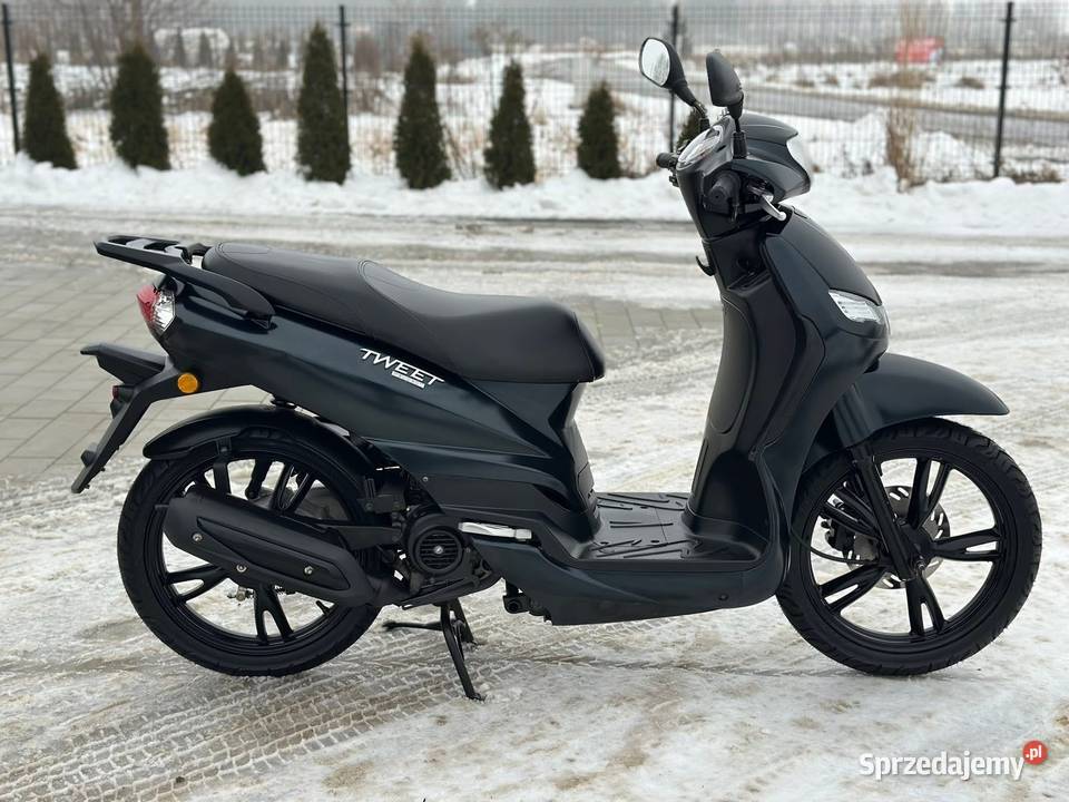 Skuter Peugeot Tweet 2022r 50cc 4t DUŻE KOŁA nieuszkodzony mazowieckie sprzedam