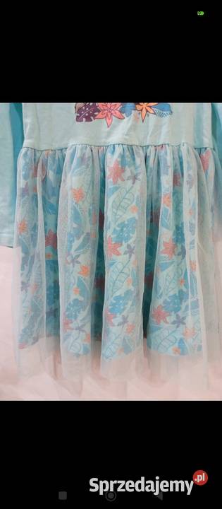 Sukienka Moana disney princess z tiulową dziewczynka Sukienki i spódniczki