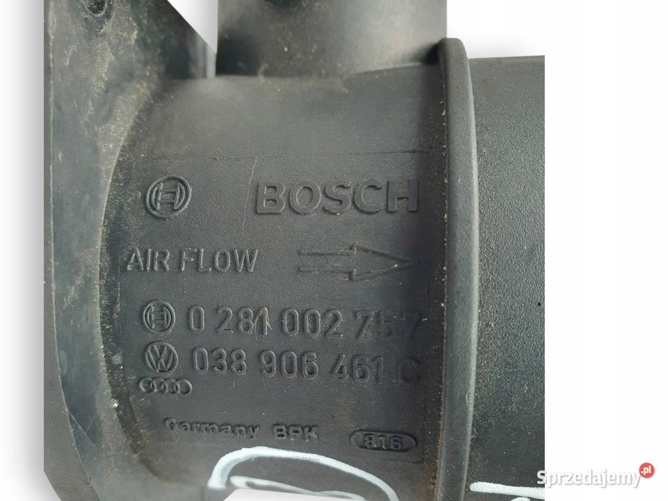 PRZEPŁYWOMIERZ Volkswagen Sharan Golf IV 19 TDI Przepływomierze Chełm