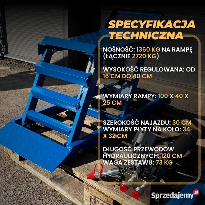 Rampy z Podnośnikiem Hydraulicznym do SUV BUS sprzedam