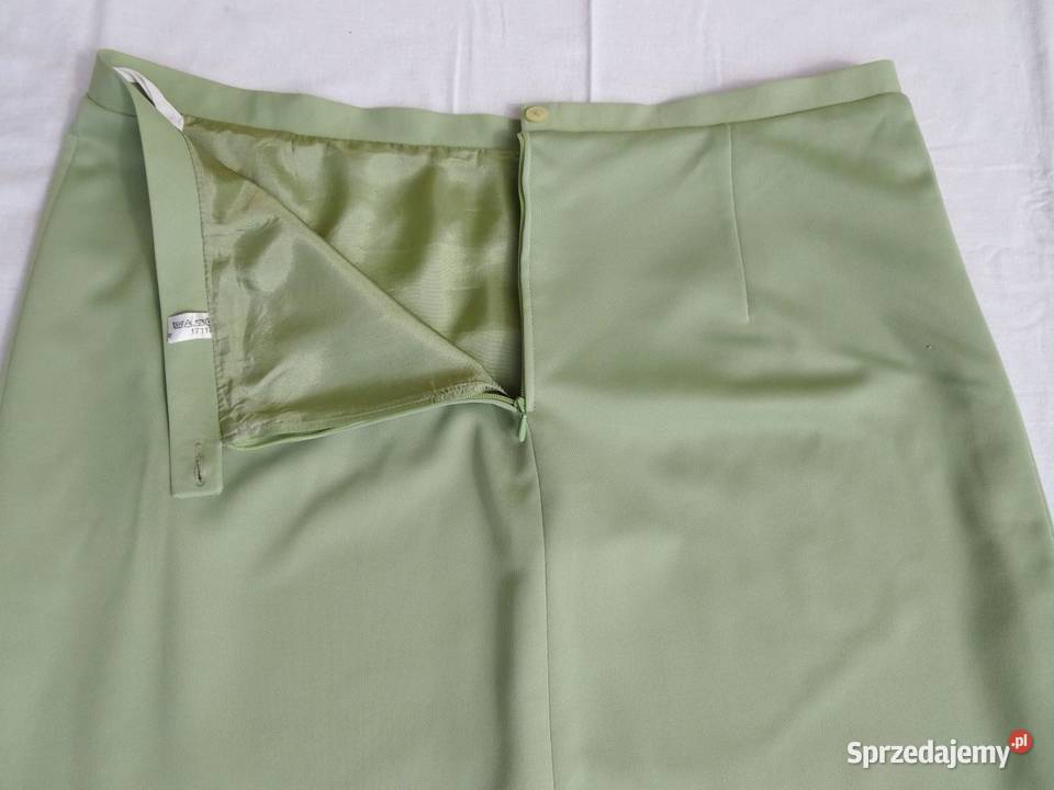 Gładka Spódnica elegancka z fałdem 50 52 małopolskie