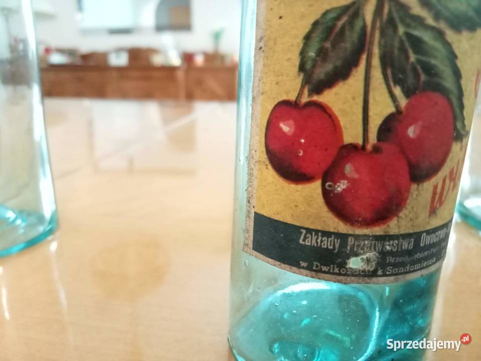Butelki przedwojenne z okupacji z etykietami Łódź sprzedam