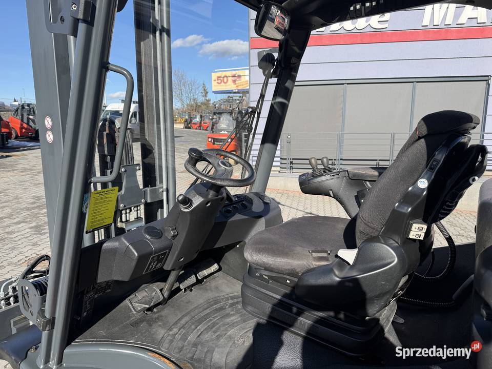 Wózek widłowy Linde H50D02 Triplex przesuw Mogilany