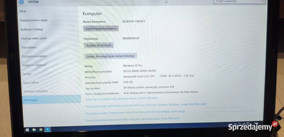 Dwa laptopy Asus X550c i K50ij Liczba rdzeni 2